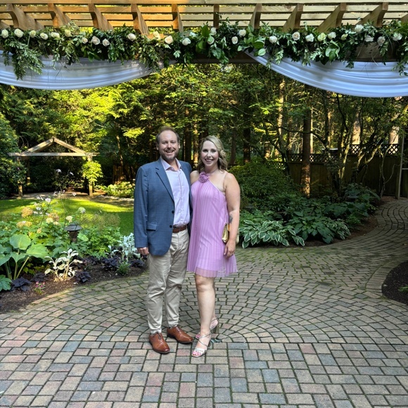 BHLDN Mauve Party Dress (M) - Picture 7 of 7